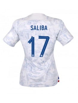 Frankreich William Saliba #17 Auswärtstrikot für Frauen WM 2022 Kurzarm